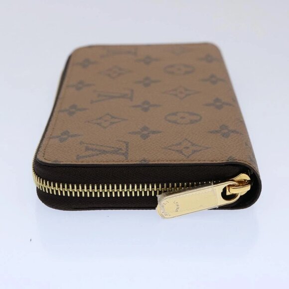 LOUIS VUITTON Monogram Reverse Zippy Wallet Long Wallet M82444 LV Auth 60083S - Picture 8 of 16
